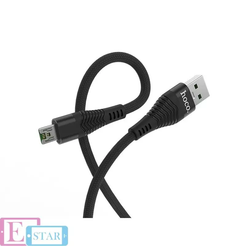 Кабель для зарядки и передачи данных Hoco U38 Flash для OPPO Micro USB Black (Черный) Кабель для зарядки и передачи данных Hoco U38 Flash для OPPO Micro USB Black (Черный)