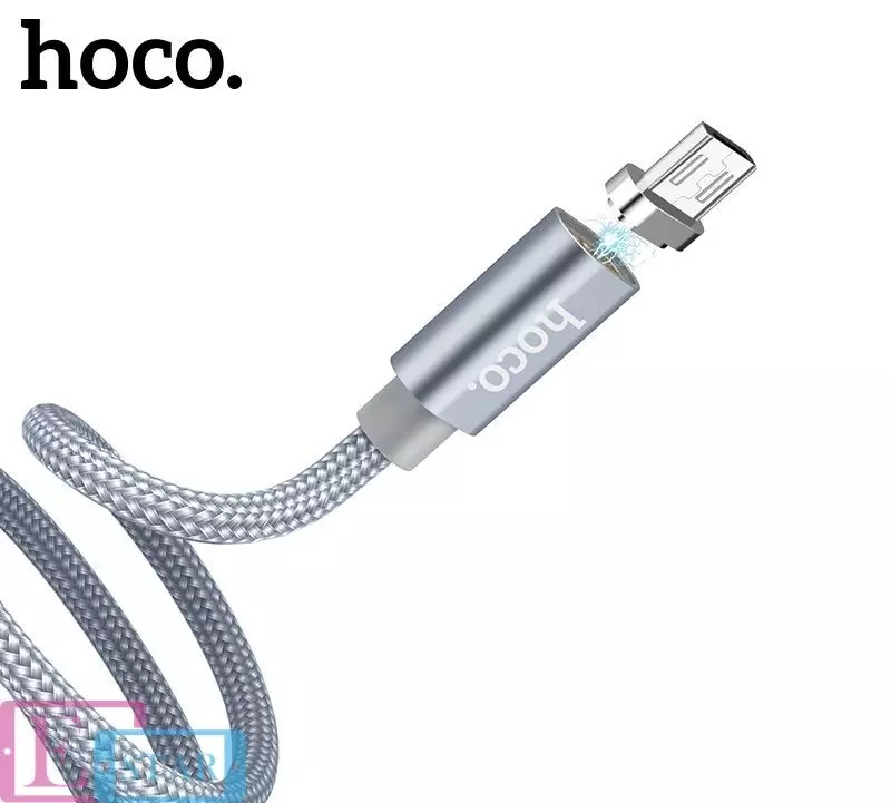 Магнітний кабель USB Hoco U40A Magnetic Absorption Micro USB Grey (Сірий) Магнітний кабель USB Hoco U40A Magnetic Absorption Micro USB Grey (Сірий)