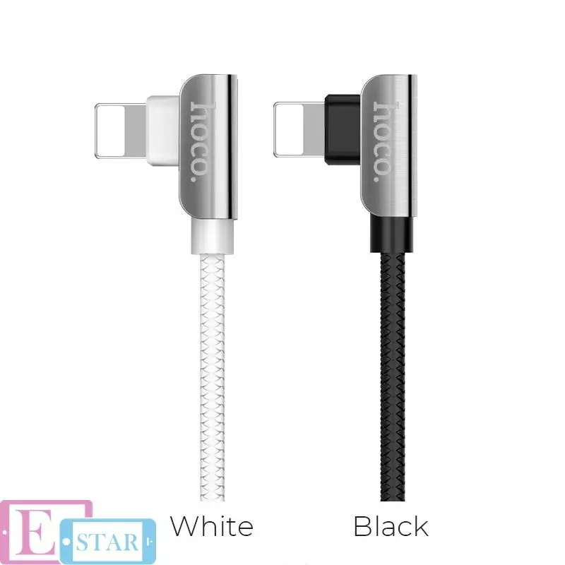Кабель для зарядки и передачи данных Hoco U42 Exquisite Steel Lightning Black (Черный) Кабель для зарядки и передачи данных Hoco U42 Exquisite Steel Lightning Black (Черный)