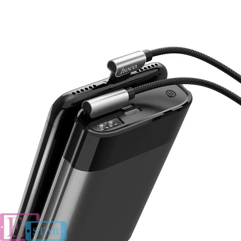 Кабель для зарядки и передачи данных Hoco U42 Exquisite Steel Lightning Black (Черный) Кабель для зарядки и передачи данных Hoco U42 Exquisite Steel Lightning Black (Черный)