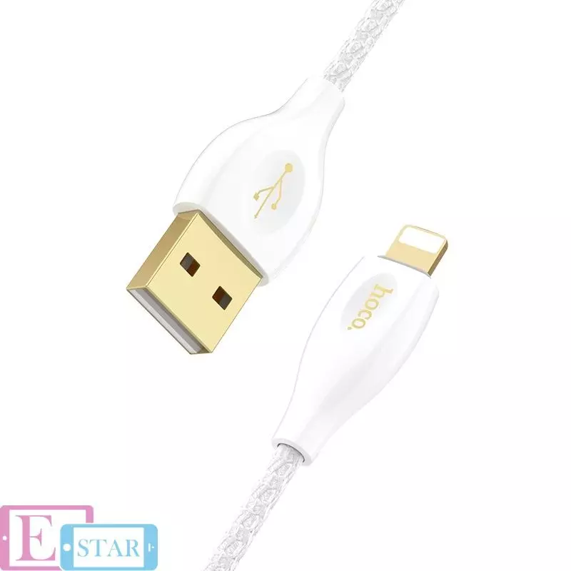 Кабель для зарядки и передачи данных Hoco U43 Ceramic Lightning White (Белый) Кабель для зарядки и передачи данных Hoco U43 Ceramic Lightning White (Белый)