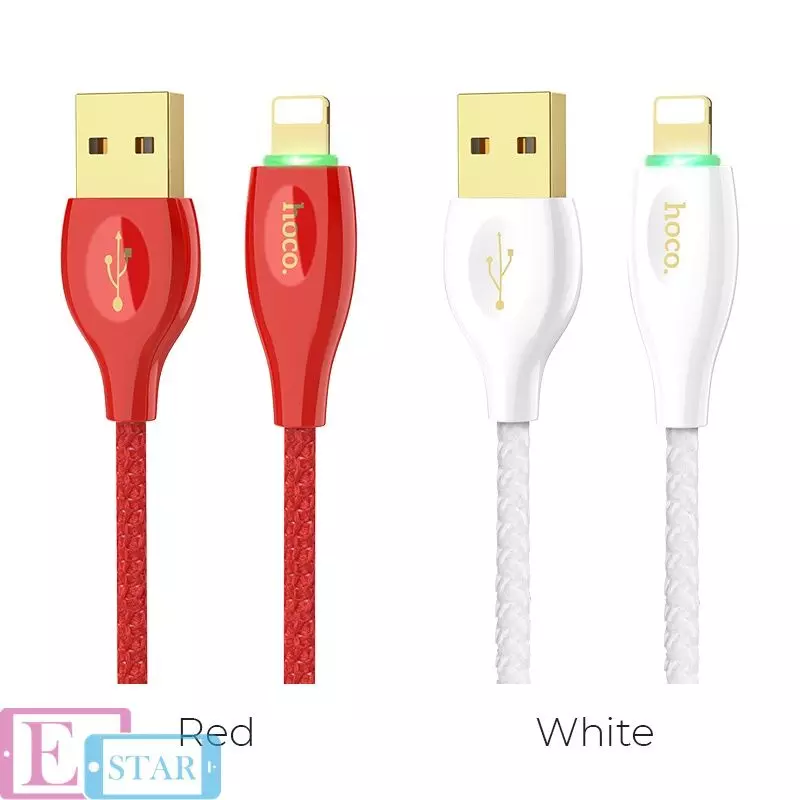 Кабель для зарядки и передачи данных Hoco U43 Ceramic Lightning White (Белый) Кабель для зарядки и передачи данных Hoco U43 Ceramic Lightning White (Белый)
