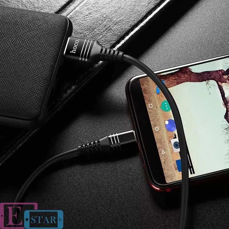 Кабель для зарядки и передачи данных Hoco U46 Tricyclic Type-C Silver (Серебро)