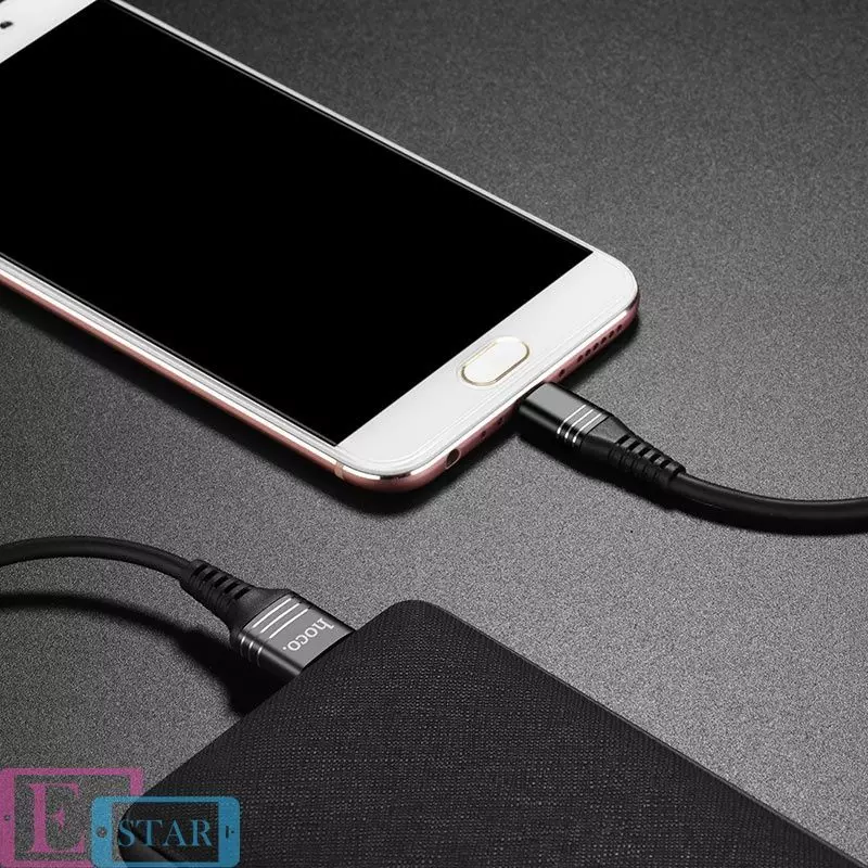 Кабель для зарядки и передачи данных Hoco U46 Tricyclic Micro-USB Silver (Серебро) Кабель для зарядки и передачи данных Hoco U46 Tricyclic Micro-USB Silver (Серебро)