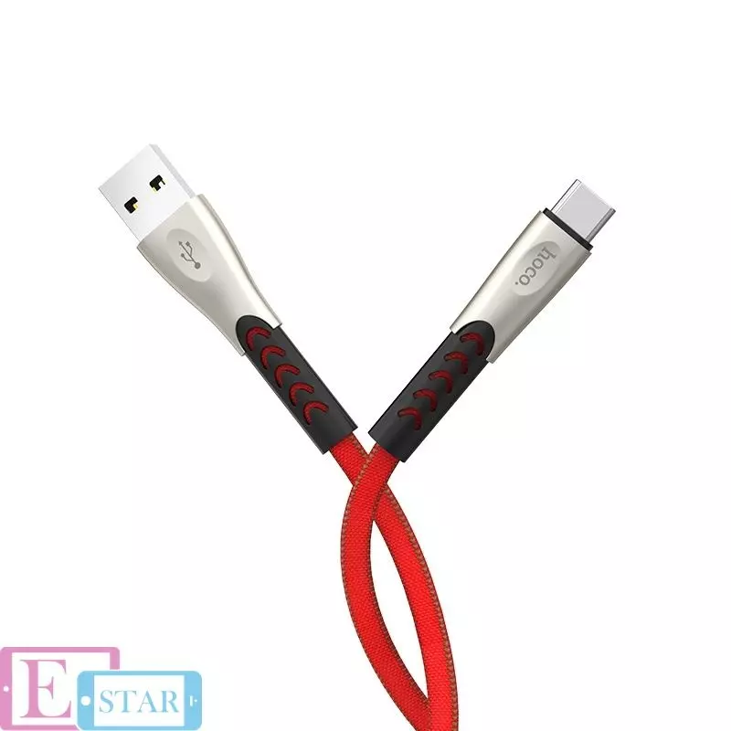 Кабель для заряджання та передачі даних Hoco U48 Super Speed USB to Type-C Red (Червоний) Кабель для заряджання та передачі даних Hoco U48 Super Speed USB to Type-C Red (Червоний)