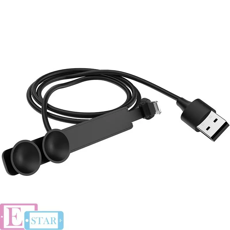 Зарядный кабель для игроков Hoco U51 USB на Lightning Black (Черный) Зарядный кабель для игроков Hoco U51 USB на Lightning Black (Черный)