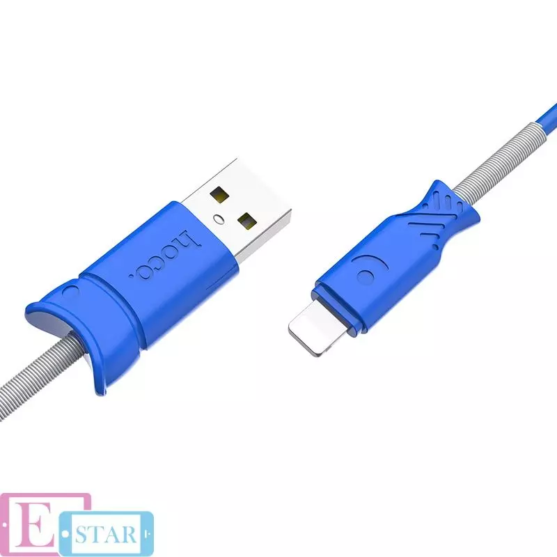 Кабель для зарядки и передачи данных Hoco X24 Pisces USB to Lightning Black (Черный) Кабель для зарядки и передачи данных Hoco X24 Pisces USB to Lightning Black (Черный)