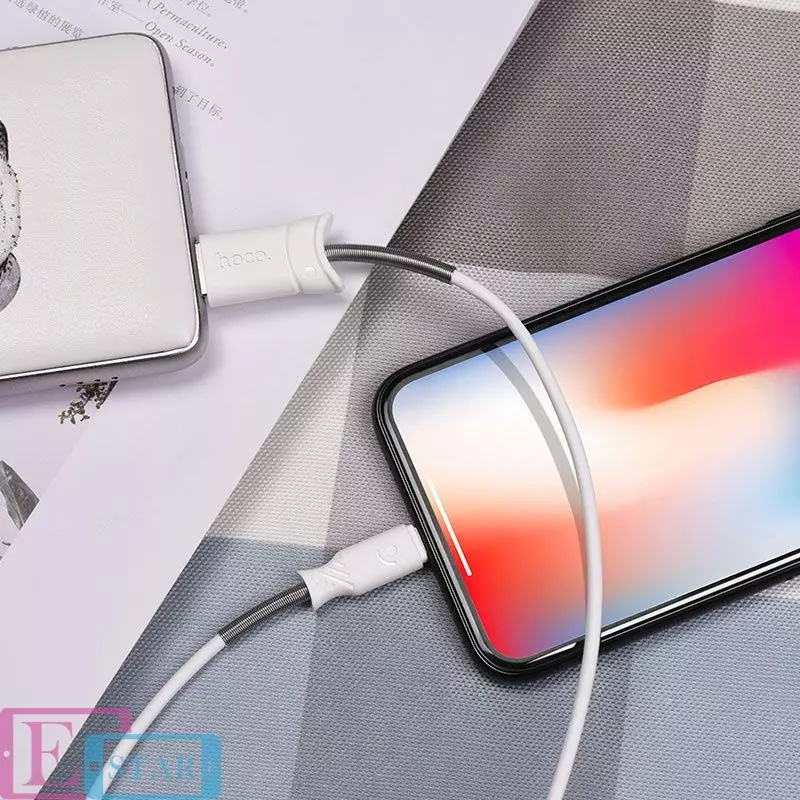 Кабель для зарядки и передачи данных Hoco X24 Pisces USB to Lightning Black (Черный) Кабель для зарядки и передачи данных Hoco X24 Pisces USB to Lightning Black (Черный)