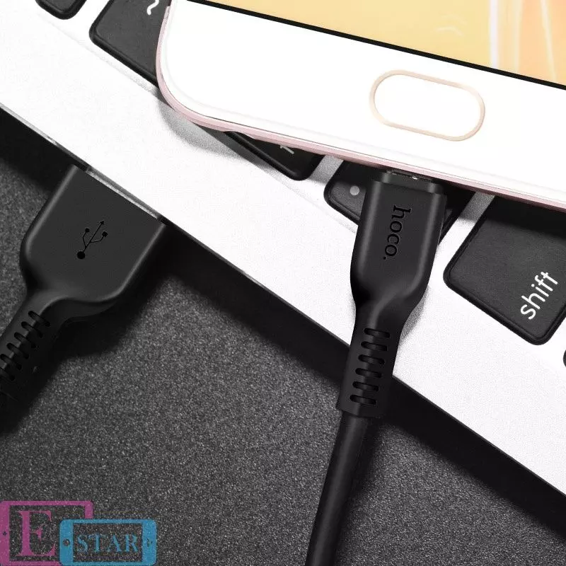 Кабель для зарядки и передачи данных Hoco X13 Easy Charged Micro USB White (Белый) Кабель для зарядки и передачи данных Hoco X13 Easy Charged Micro USB White (Белый)