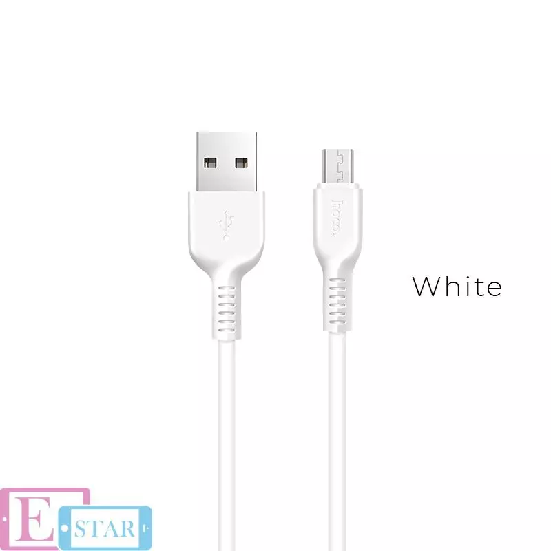 Кабель для зарядки и передачи данных Hoco X13 Easy Charged Micro USB White (Белый) Кабель для зарядки и передачи данных Hoco X13 Easy Charged Micro USB White (Белый)