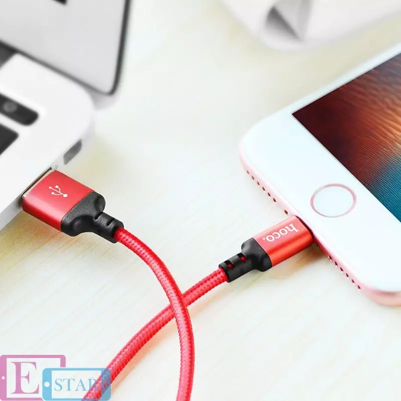 Кабель для заряджання та передачі даних Hoco X14 Times Speed Lightning 1 м Black (Чорний) Кабель для заряджання та передачі даних Hoco X14 Times Speed Lightning 1 м Black (Чорний)