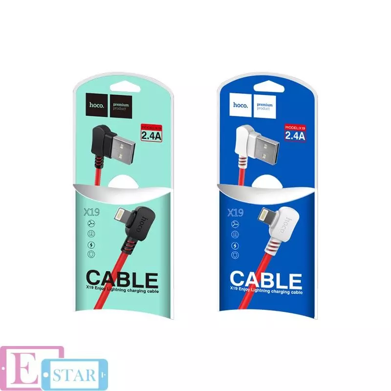 Кабель для зарядки и передачи данных Hoco X19 Enjoy Lightning White (Белый) Кабель для зарядки и передачи данных Hoco X19 Enjoy Lightning White (Белый)