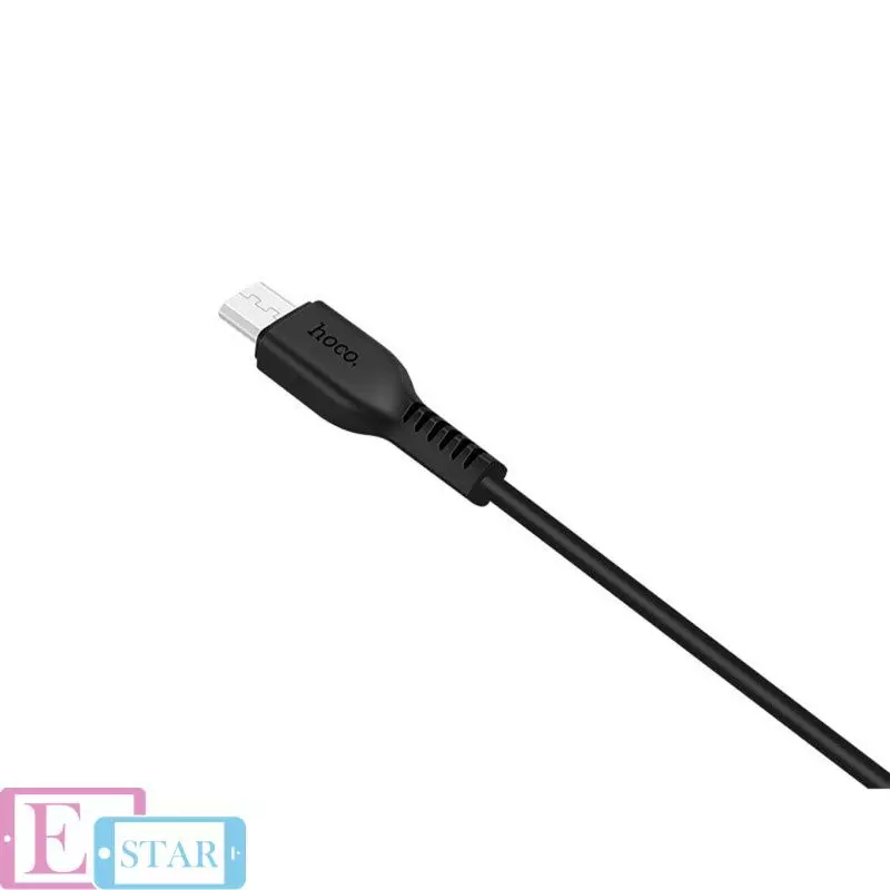 Кабель для зарядки и передачи данных Hoco X20 Flash Micro-USB 2 м Black (Черный)