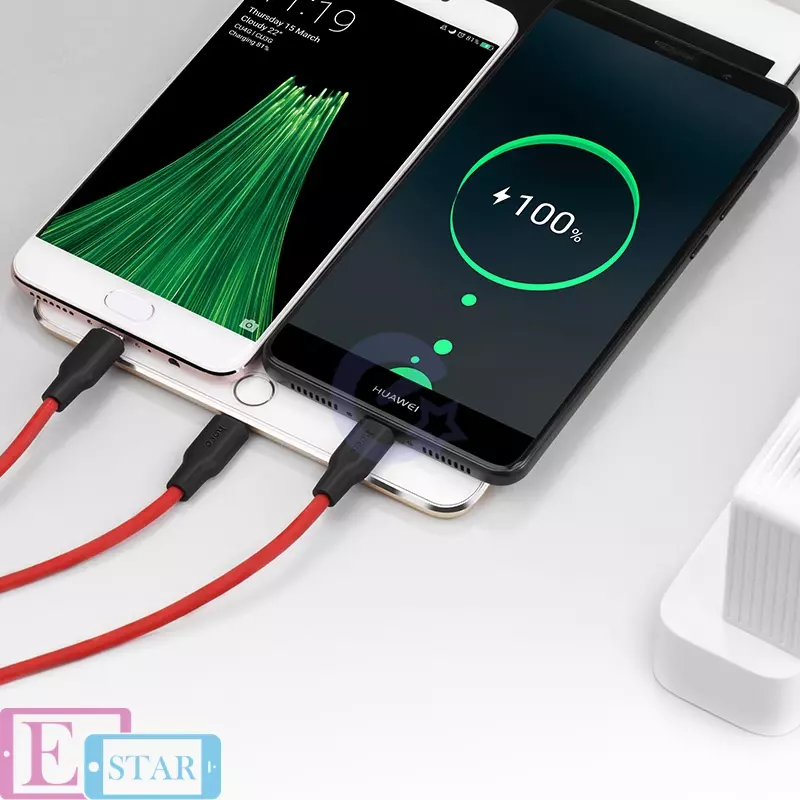 Кабель для заряджання та передачі даних Hoco X21 3 в 1 Silicone Lightning Micro-USB Type-C White (Білий) Кабель для заряджання та передачі даних Hoco X21 3 в 1 Silicone Lightning Micro-USB Type-C White (Білий)