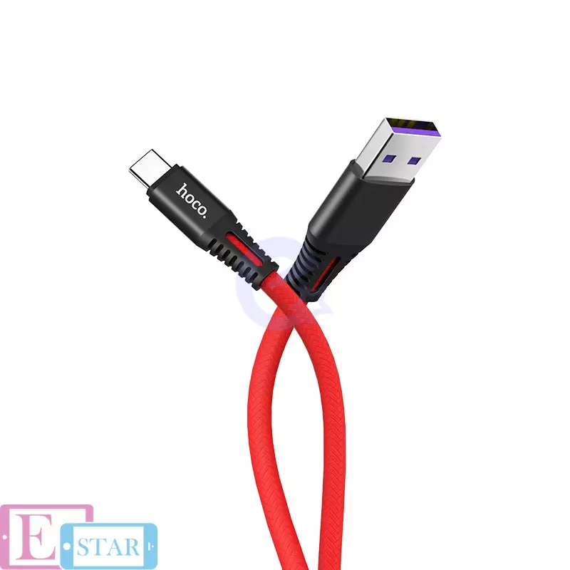 Кабель для зарядки и передачи данных Hoco X22 USB to Type-C Red (Красный)