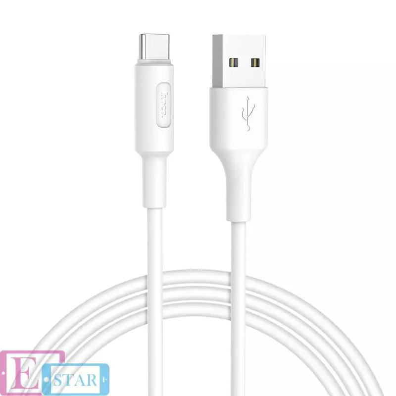 Кабель для зарядки и передачи данных Hoco X25 Soarer Type-C White (Белый) Кабель для зарядки и передачи данных Hoco X25 Soarer Type-C White (Белый)