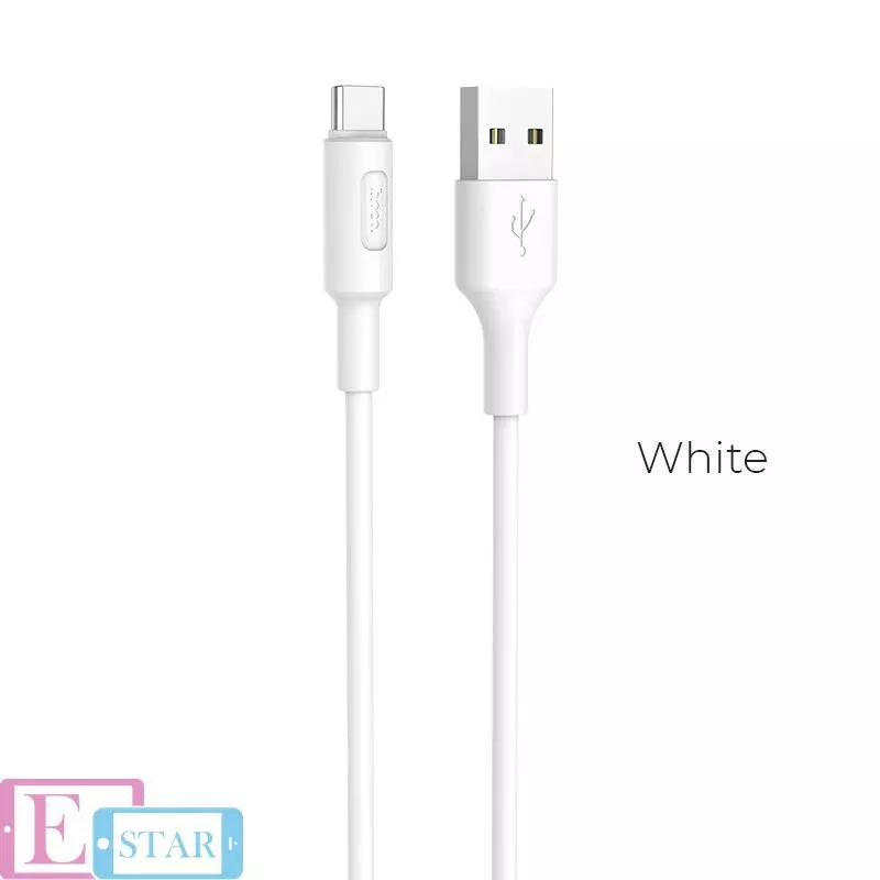 Кабель для зарядки и передачи данных Hoco X25 Soarer Type-C White (Белый) Кабель для зарядки и передачи данных Hoco X25 Soarer Type-C White (Белый)