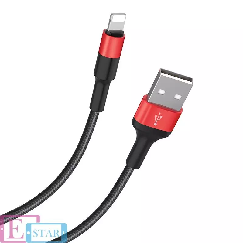 Кабель для зарядки и передачи данных Hoco X26 Xpress USB to Lightning Red (Красный) Кабель для зарядки и передачи данных Hoco X26 Xpress USB to Lightning Red (Красный)