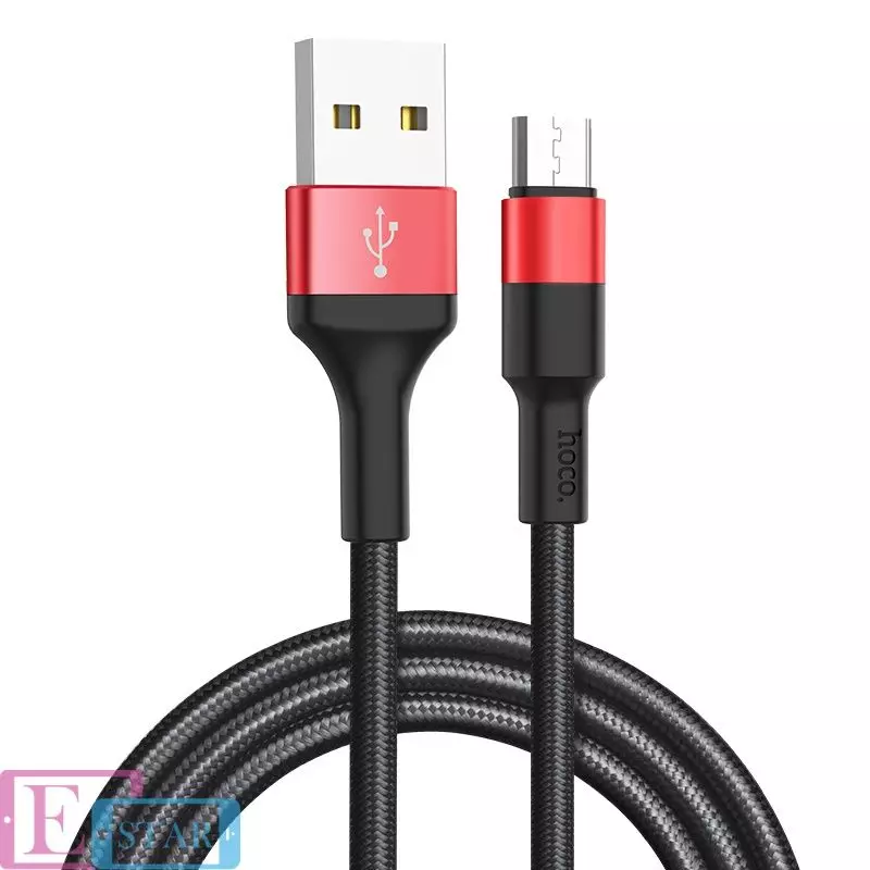 Кабель для заряджання та передачі даних Hoco X26 Xpress USB to Micro-USB Red (Червоний) Кабель для заряджання та передачі даних Hoco X26 Xpress USB to Micro-USB Red (Червоний)