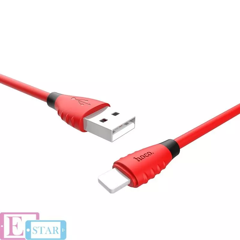 Кабель для зарядки и передачи данных Hoco X27 Excellent Charge Lightning Red (Красный) Кабель для зарядки и передачи данных Hoco X27 Excellent Charge Lightning Red (Красный)