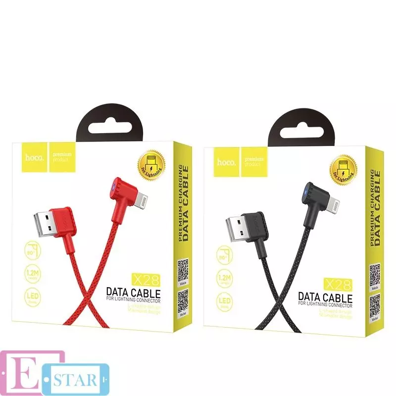 Кабель для заряджання та передачі даних Hoco X28 Premium Lightning Red (Червоний) Кабель для заряджання та передачі даних Hoco X28 Premium Lightning Red (Червоний)