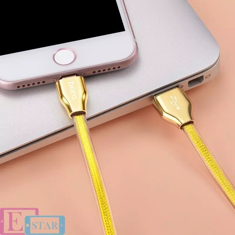 Кабель для заряджання та передачі даних Hoco X7 Lightning Gold (Золото) Кабель для заряджання та передачі даних Hoco X7 Lightning Gold (Золото)