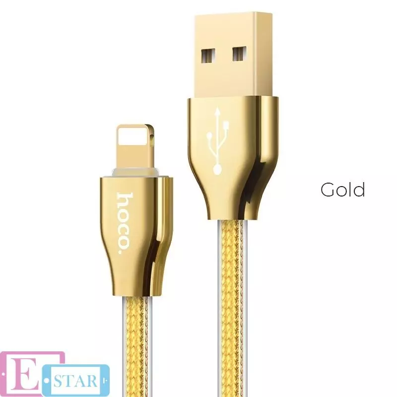 Кабель для заряджання та передачі даних Hoco X7 Lightning Gold (Золото) Кабель для заряджання та передачі даних Hoco X7 Lightning Gold (Золото)