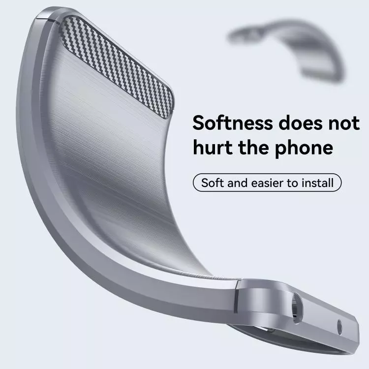 Протиударний чохол бампер для Infinix Note 12 Pro 5G iPaky Carbon Fiber Grey (Сірий)