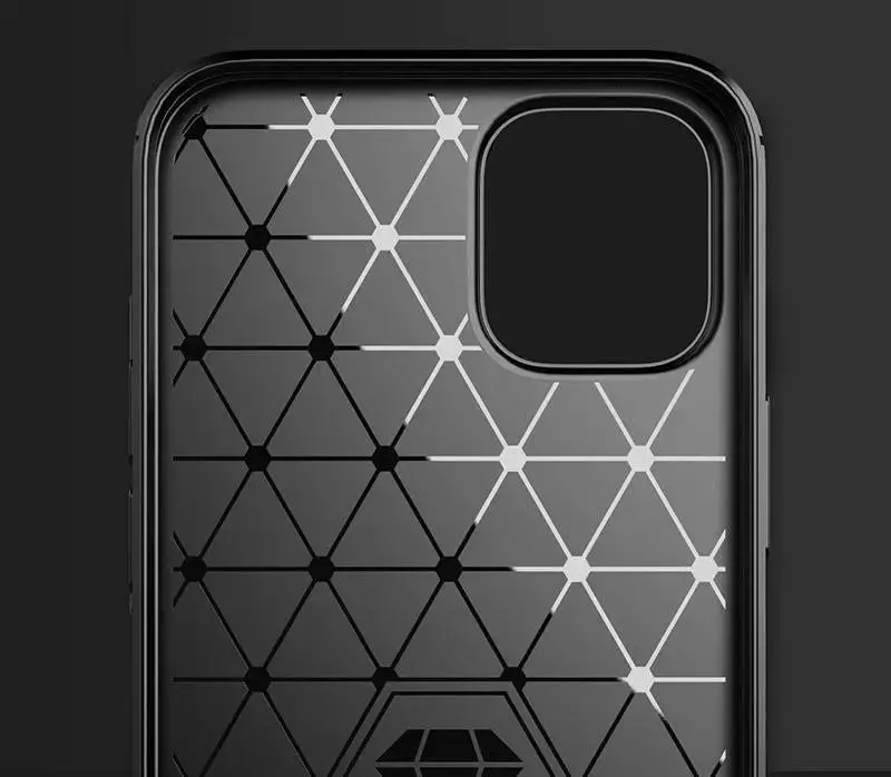 Противоударный чехол бампер для Huawei Honor 60 SE iPaky Carbon Fiber Black (Черный) Противоударный чехол бампер для Huawei Honor 60 SE iPaky Carbon Fiber Black (Черный)