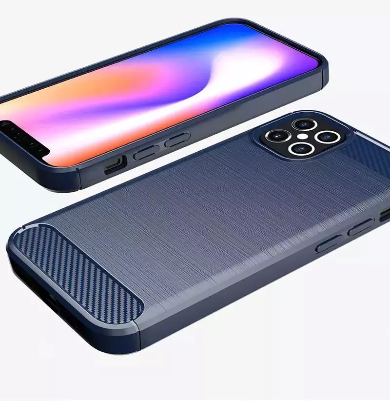 Противоударный чехол бампер для Huawei Honor 60 SE iPaky Carbon Fiber Black (Черный) Противоударный чехол бампер для Huawei Honor 60 SE iPaky Carbon Fiber Black (Черный)