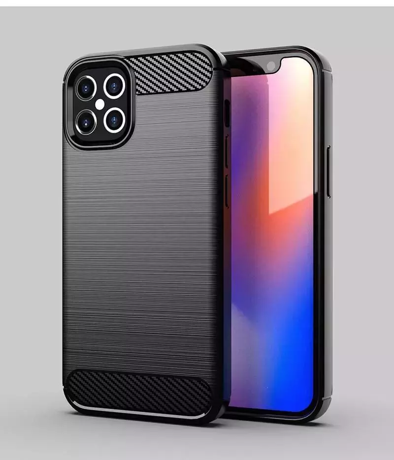 Противоударный чехол бампер для Huawei Honor 60 SE iPaky Carbon Fiber Black (Черный) Противоударный чехол бампер для Huawei Honor 60 SE iPaky Carbon Fiber Black (Черный)