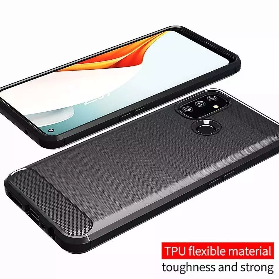 Протиударний чохол бампер для Infinix Note 11 Pro iPaky Carbon Fiber Red (Червоний)