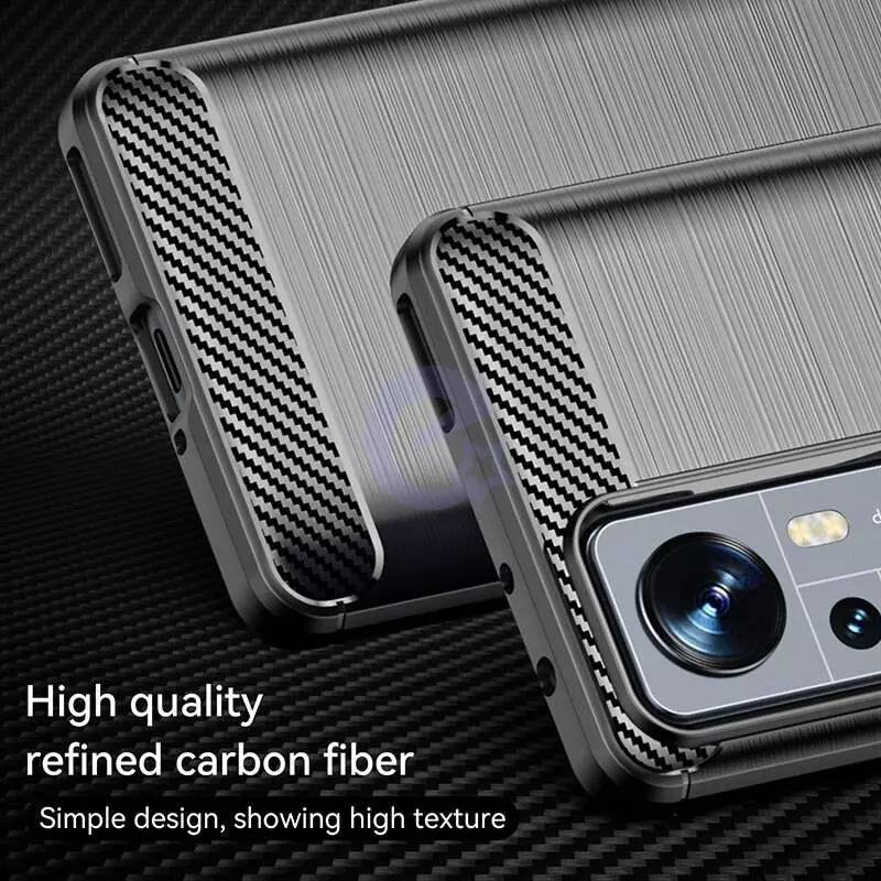 Противоударный чехол бампер для Infinix Zero 5G iPaky Carbon Fiber Grey (Серый)