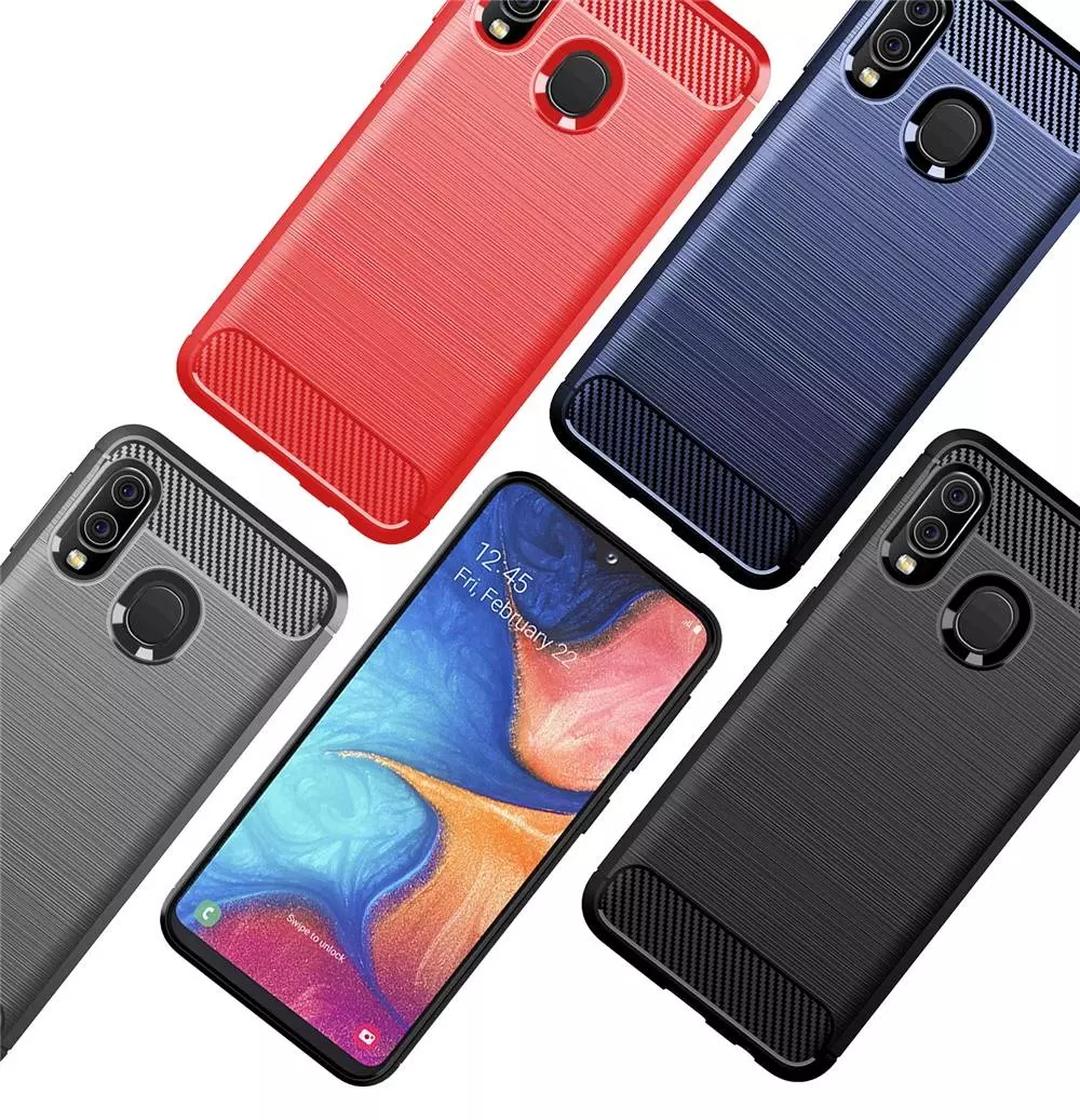 Противоударный чехол бампер для OnePlus Nord N300 iPaky Carbon Fiber Black (Черный)