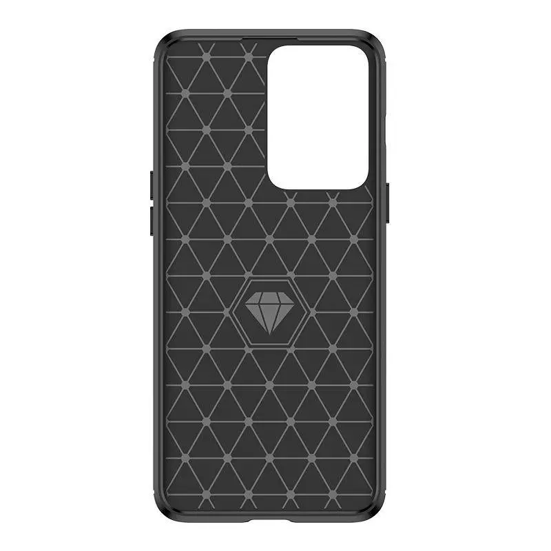Противоударный чехол бампер для OnePlus Nord N300 iPaky Carbon Fiber Black (Черный)