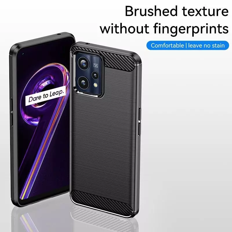 Противоударный чехол бампер для Realme 9 5G / 9 Pro iPaky Carbon Fiber Grey (Серый) Противоударный чехол бампер для Realme 9 5G / 9 Pro iPaky Carbon Fiber Grey (Серый)