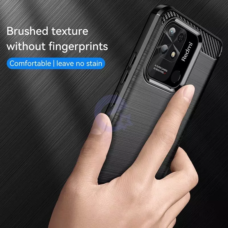 Противоударный чехол бампер для Realme V15 iPaky Carbon Fiber Grey (Серый)