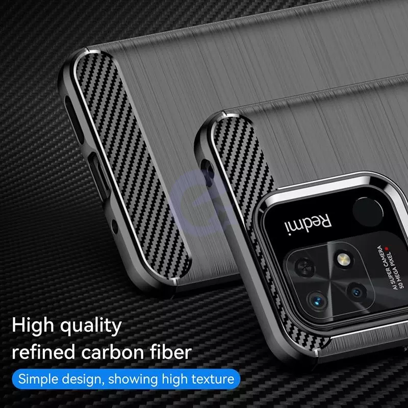 Противоударный чехол бампер для Realme V15 iPaky Carbon Fiber Grey (Серый)