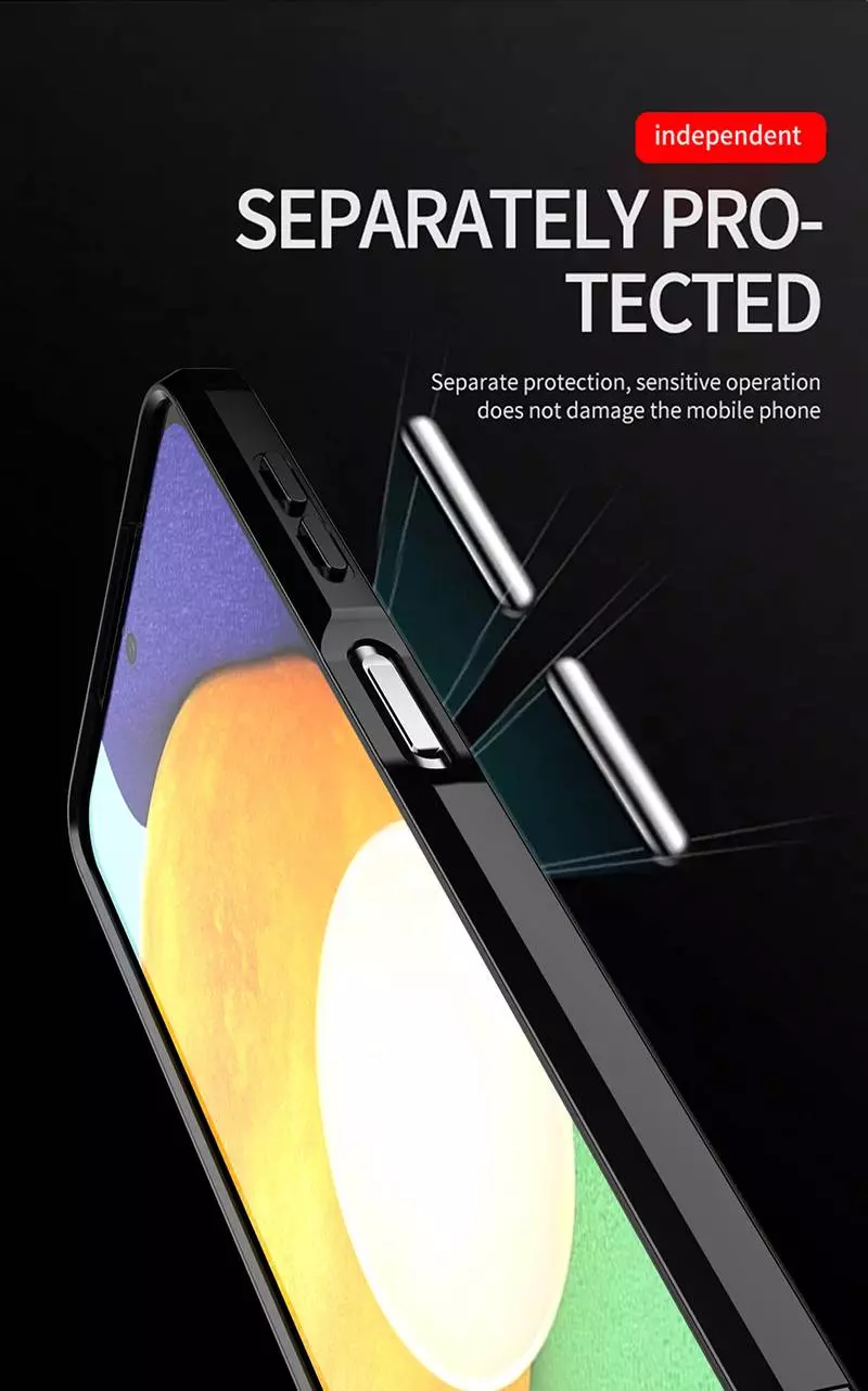 Протиударний чохол бампер для Samsung Galaxy A22 5G iPaky Carbon Fiber Blue (Синій)