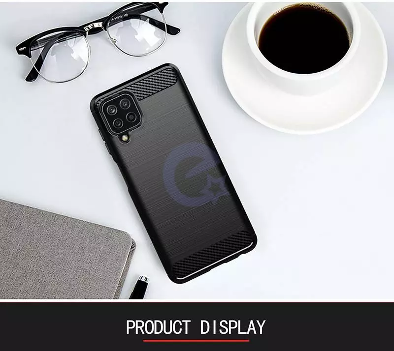 Противоударный чехол бампер для Samsung Galaxy M33 iPaky Carbon Fiber Black (Черный)