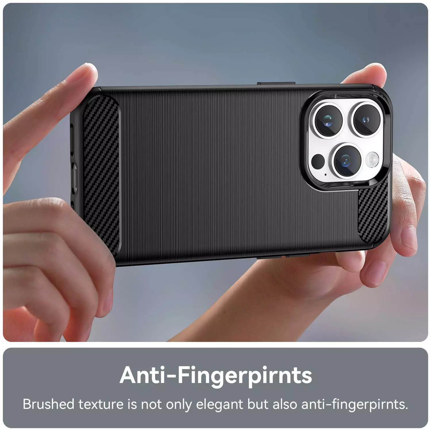 Противоударный чехол бампер для iPhone 14 Pro Max iPaky Carbon Fiber Red (Красный)