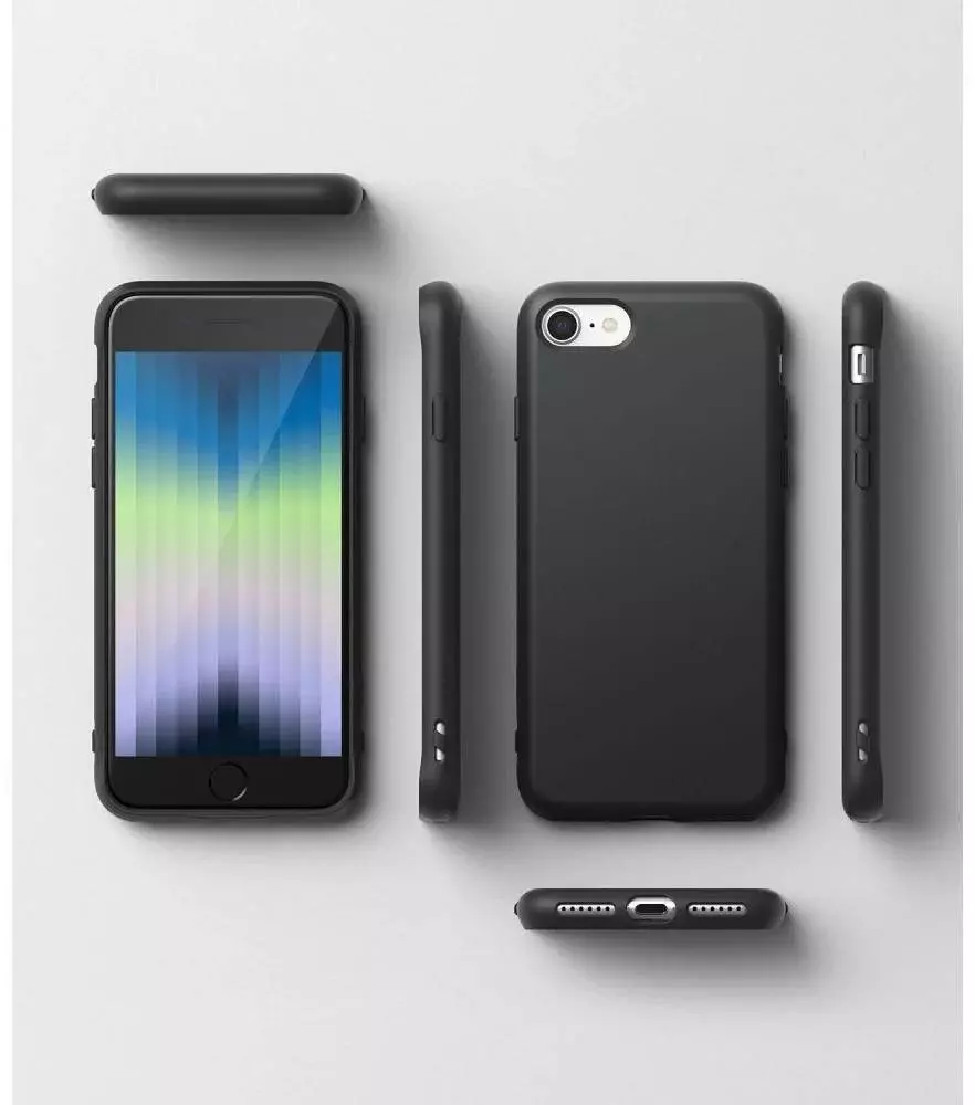 Противоударный чехол бампер Ringke Air S для iPhone 7 / iPhone 8 / iPhone SE 2020 / iPhone SE 2022 Black (Черный)
