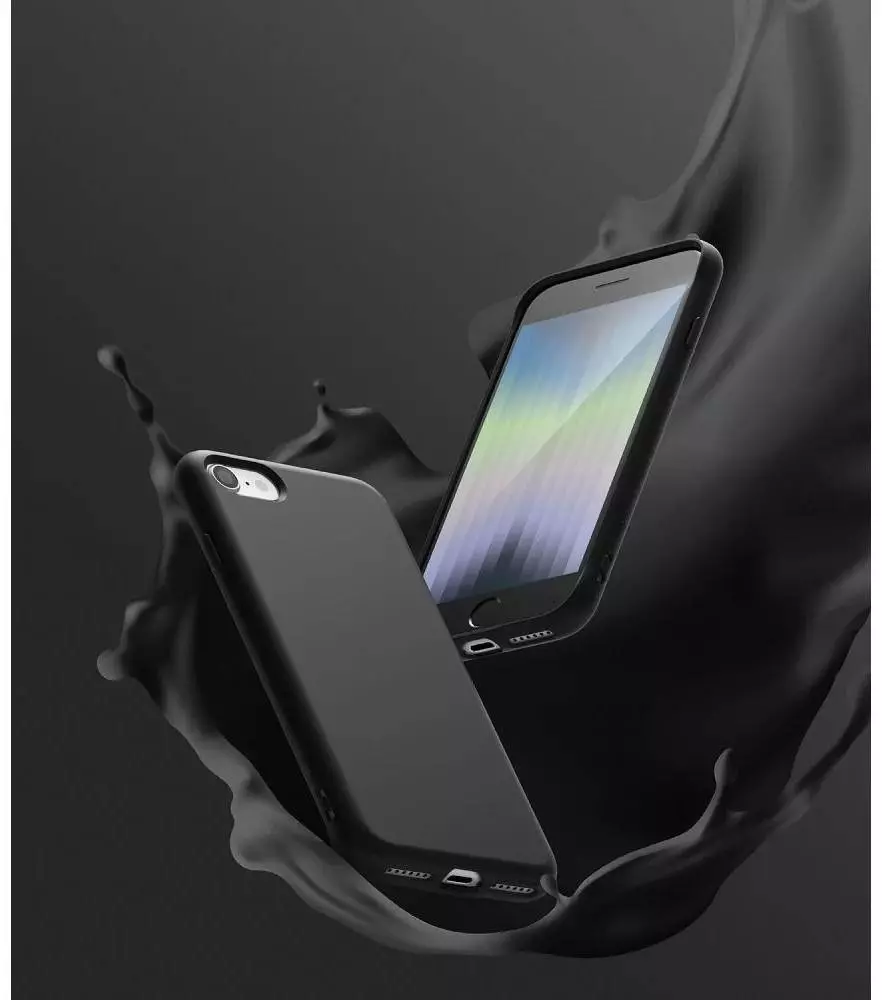 Противоударный чехол бампер Ringke Air S для iPhone 7 / iPhone 8 / iPhone SE 2020 / iPhone SE 2022 Black (Черный)