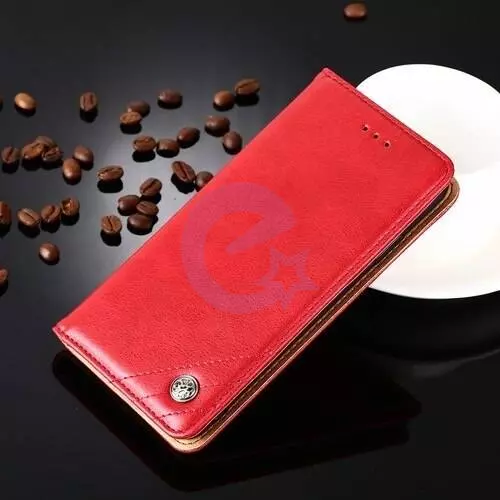 Чехол книжка для Samsung Galaxy M53 idools Retro Red (Красный)