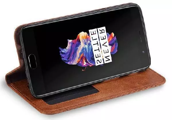 Чехол книжка для Infinix Note 10 Pro idools Retro Brown (Коричневый)