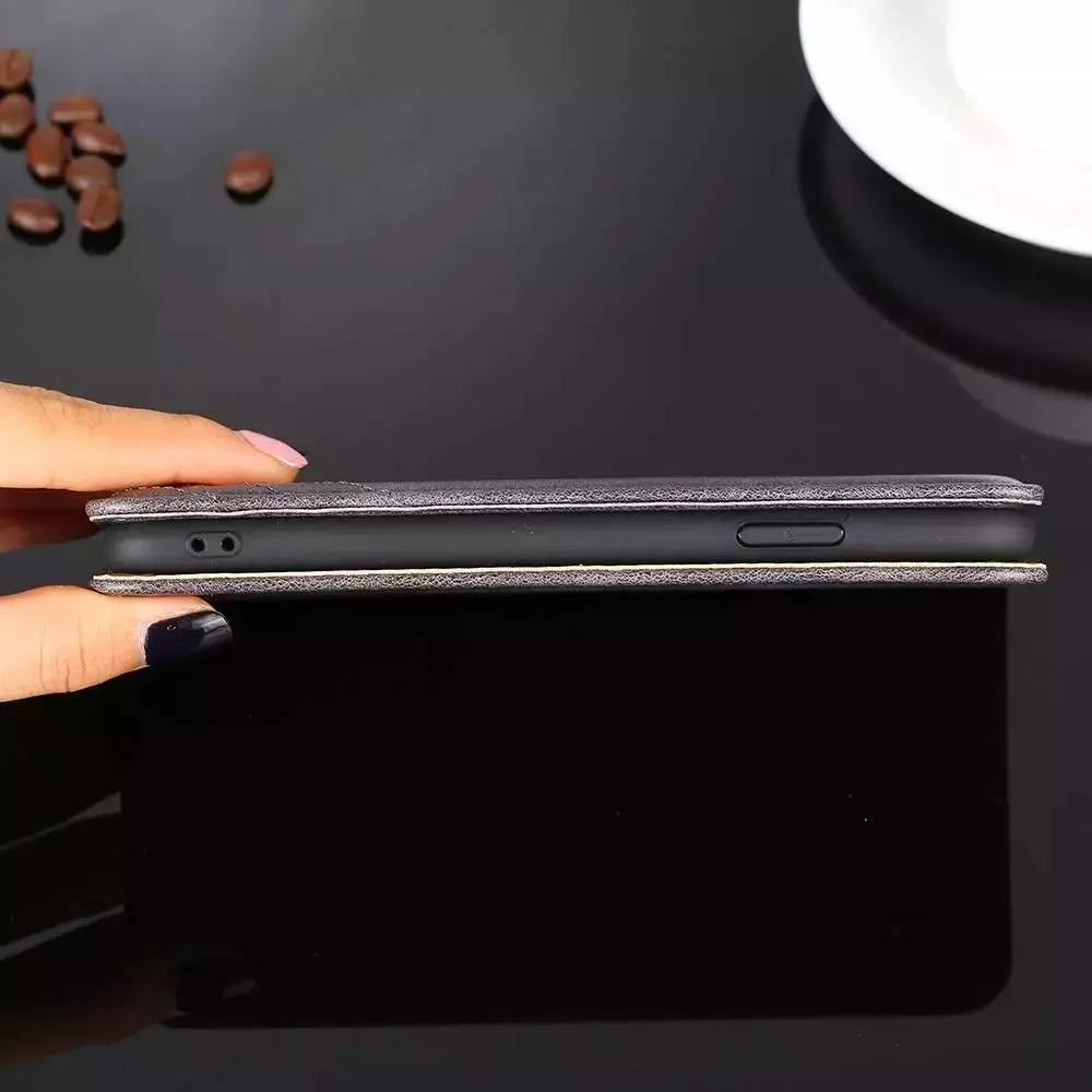 Чехол книжка для Infinix Note 10 Pro idools Retro Brown (Коричневый)