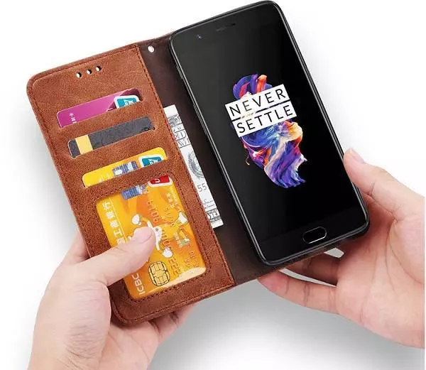 Чехол книжка для Oppo Reno 9 idools Retro Brown (Коричневый)