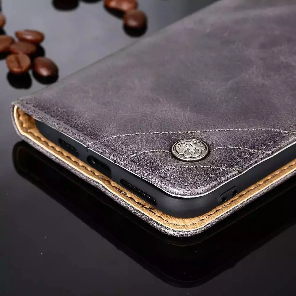 Чехол книжка для Xiaomi 13 idools Retro Grey (Серый) Чехол книжка для Xiaomi 13 idools Retro Grey (Серый)