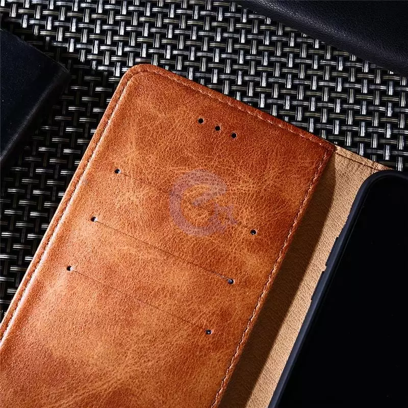 Чохол книжка для Realme C33 / C33 2023 idools Retro Brown (Коричневий)