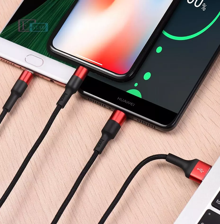 Кабель для заряджання Hoco X26 3 в 1 Three In One Speed Кабель для заряджання Hoco X26 3 в 1 Three In One Speed